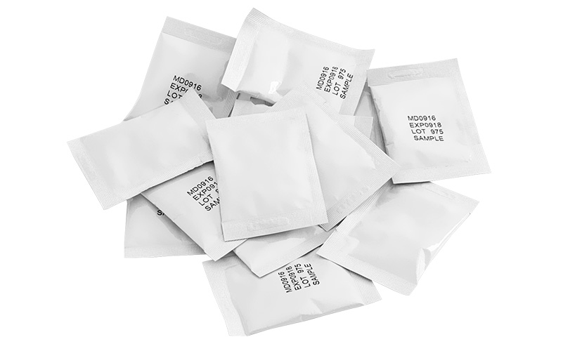 Unbranded personal lubricant sachets